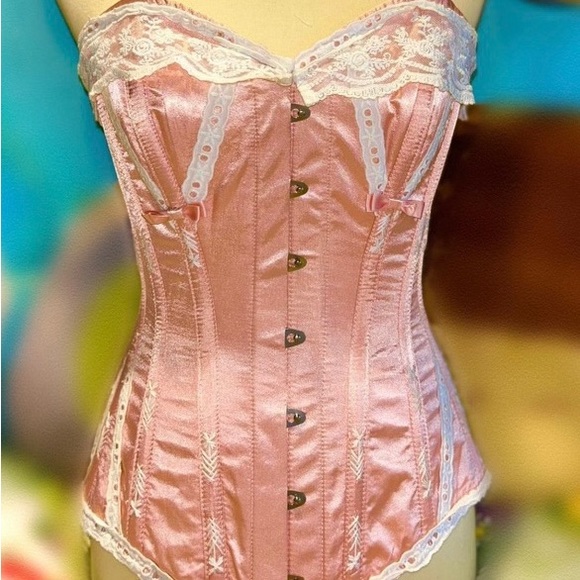 corset story Other - Corset Story cosplay, fairy HISTORIC LACE CORSET W/FLOSSING size Small/pink